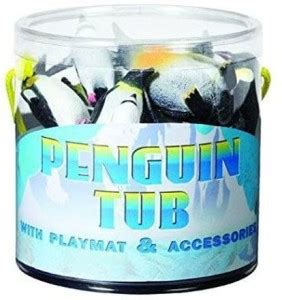 warm Fuzzy Toys Penguin Tub Figurines With Playmat - Fuzzy Toys Penguin ...
