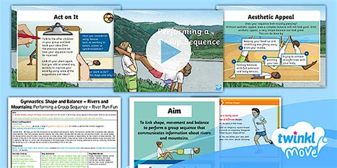 Year 6 Gymnastics: Rivers and Mountains Lesson 6