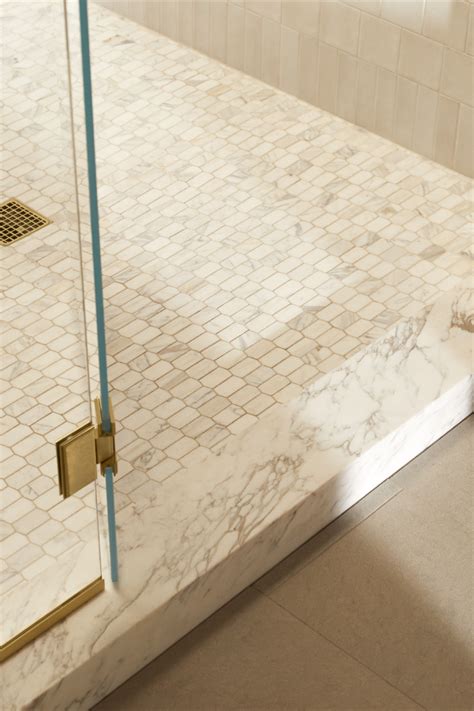 Shower Tile Idea | Calacatta Borghini Collection by Ann Sacks