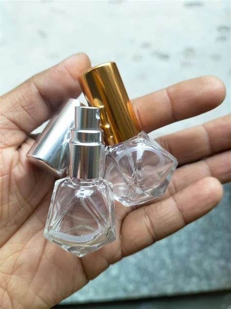 Perfume Empty Glass Bottles With Caps - Glass Perfume Bottle 10 Ml ...