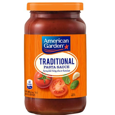 Pasta Sauce Traditional 680g American Garden – JITCO