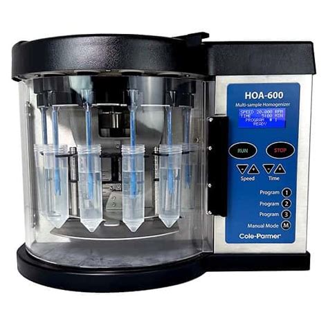 Cole-Parmer HOA-600 6 Sample Automated Homogenizer Package from Cole ...