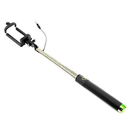 King Shine Compact Wired Monopod Extendable Selfie Stick with AUX Wire ...