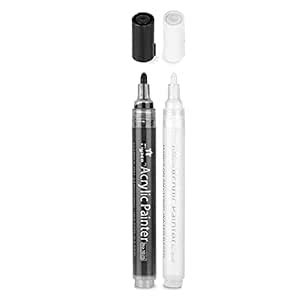 Rangwell NX Acrylic (DIY) Black and White Marker, for Craftworks ...