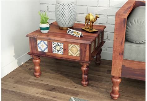 Buy Freshlyn Wooden Sofa Set 3+2+1 Teak Finish Online India : Urbanwood