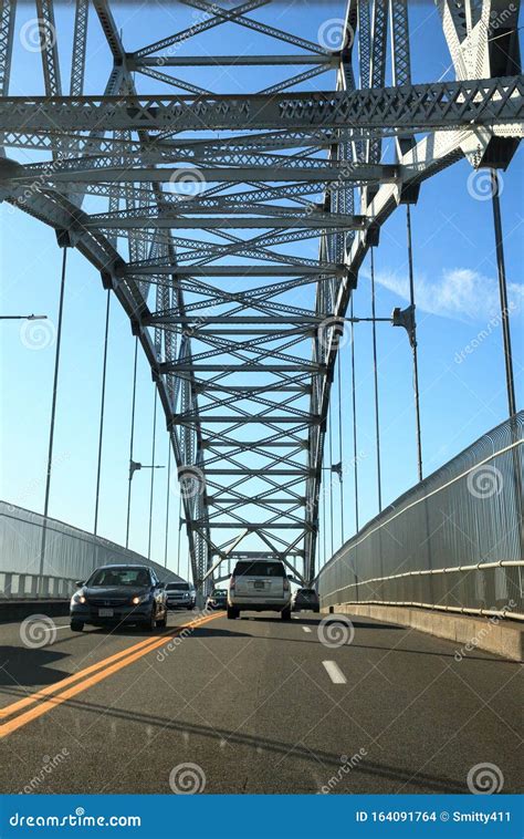 Sagamore Bridge in Bourne, Massachusetts on the Highway Headed Toward ...
