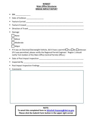 Fillable Online BRIDGE INSPECTION MANUAL - NYSDOT - NY.gov Fax Email ...