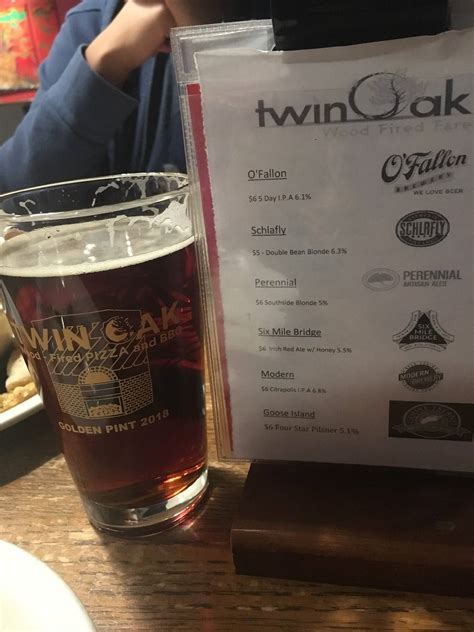 Menu at Twin Oak Wood Fired Pizza & BBQ, Brentwood