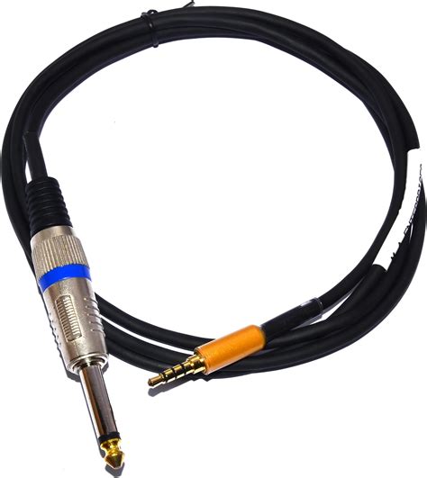 MA Mono Plug 6.35mm- 3.5 mm 1/4 inches 4 Pole Stereo Audio Jack ...