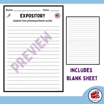 Image result for Examples of Expository Writing Prompts