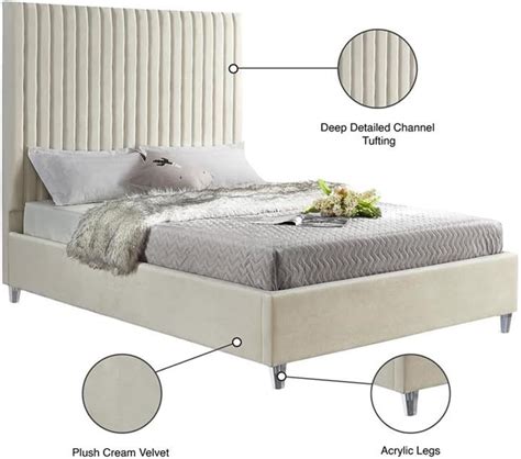 MeridianFurniture Meridian Furniture CandaceCream-Q Candace Collection ...