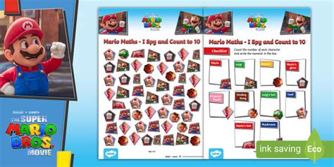 FREE! - 👉 Super Mario Spy Game | The Super Mario Bros. Movie | Twinkl