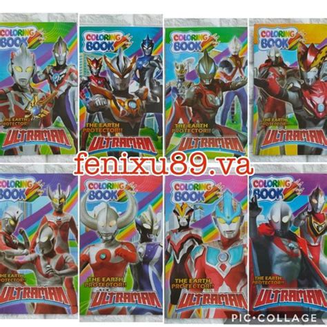 Jual Paling Baru - Buku mewarnai Ultraman Rendom varian Ultraman Promo ...