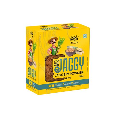 Mr. Jaggy Natural Jaggery Powder 500 Gram | Zero Preservatives | No ...
