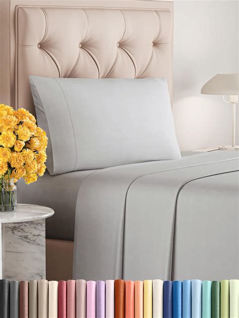 Amazon.com: Sleepy Town Twin XL Size Bed Sheets - 3 Piece - Twin XL ...