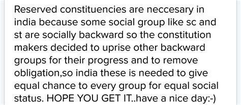 What are reserved constituencies what is the need of reserved ...