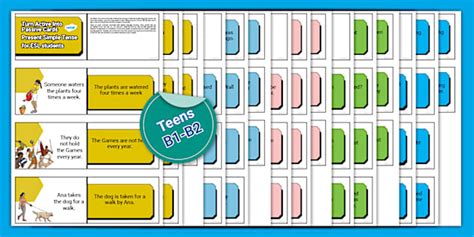 ESL Passive Voice Cards for Teens