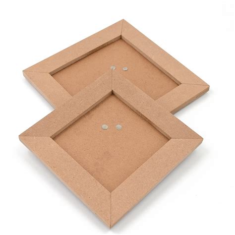 Buy IVEI MDF Square Photo Frames - DIY Craft Materials - Plain MDF Wood ...