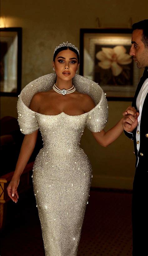 Pin by Altagracia Acosta on WEDDING DRESS | Wedding dress sequin, Elegant bridal gown, Long ...