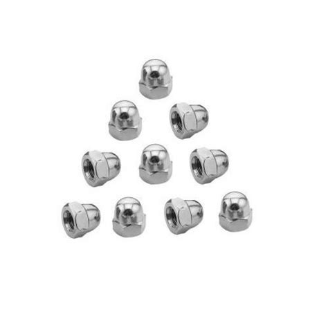 M4 MS Dome Nut (Acorn Nut) - 10 Piece pack buy online at Best Price and ...