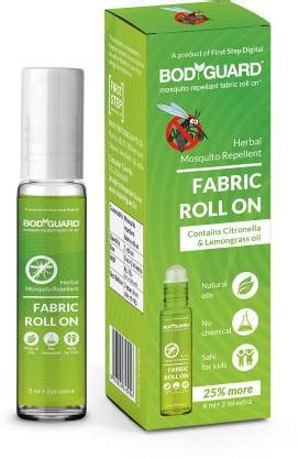 BodyGuard Herbal Mosquito Repellent Fabric Roll On for Kids | 8 Hours ...