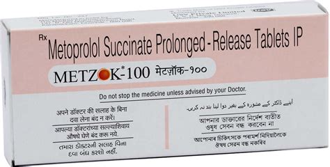 Metzok Er 100 MG Tablet (10): Uses, Side Effects, Price & Dosage ...