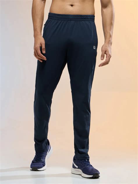 Men Solid Slim Fit Trackpants with 4 Way Crispy 69