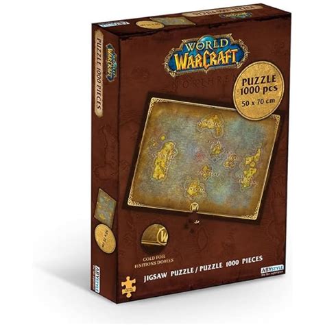 Abystyle World Of Warcraft Azeroths Map Jigsaw Puzzle 1000 Pcs ...