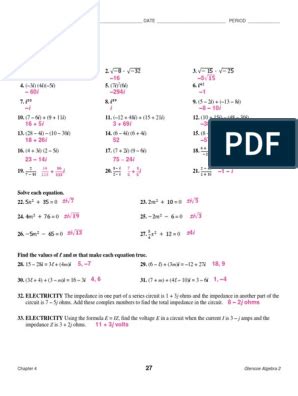 Image result for Infinite Algebra 2 Worksheet Multiplying Complex Numbers