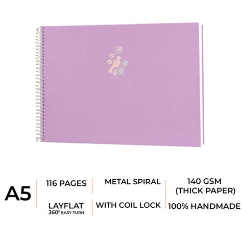Cassata Sketchbook journal Portrait & Landscape 140 GSM @ – MENORAH Creatif