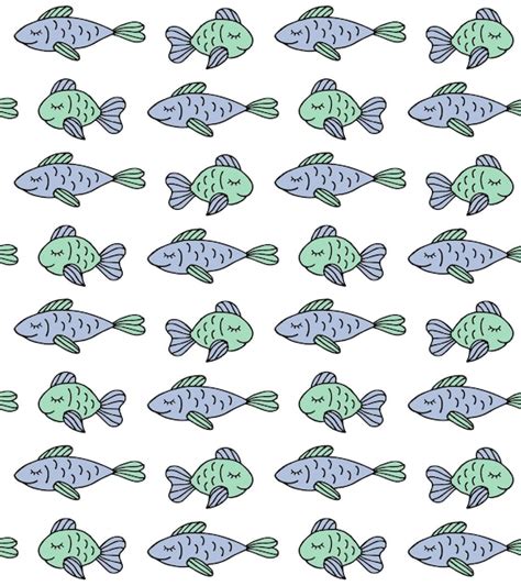 Image result for Hand Drawn Fish Pattern