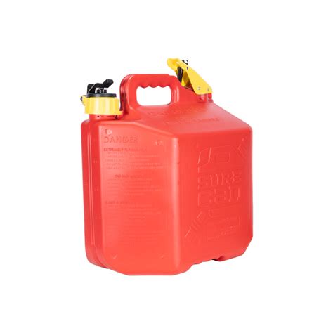 SureCan 5-Gallon Gas Can Red Type II Safety Can Flexible Spout ...