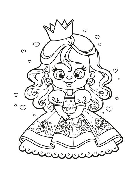 40 Gorgeous Princess Coloring Pages For Kids And Adults