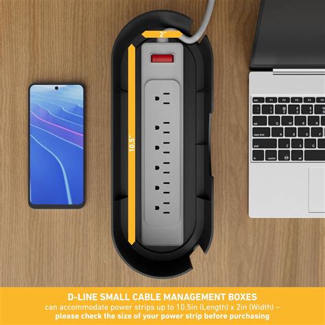 D-Line Cable Management Box, Power Strip Cover, Qatar | Ubuy