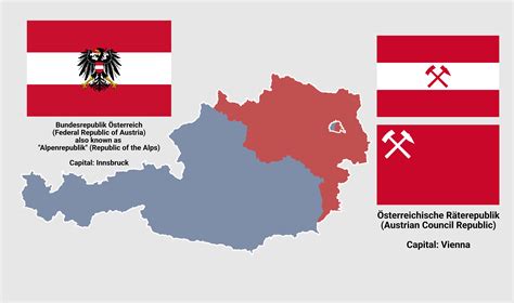 What if Austria was divided into two separate states after WWII? : r ...