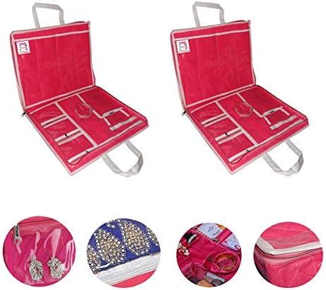 atorakushon® Non Woven Pink 2 Piece Multipurpose Make-Up Pouch ...