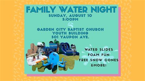 Family Water Night, 501 Pine Ave, Murrells Inlet, SC, 10 August 2025 ...