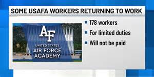 Nearly 180 U.S. Air Force Academy civilian employees return to work as ...