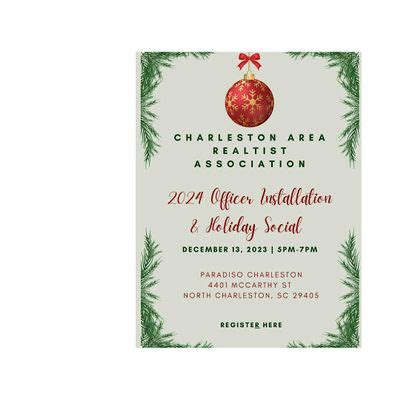 CARA 2024 Officer Installation & Holiday Social, Paradiso Charleston ...