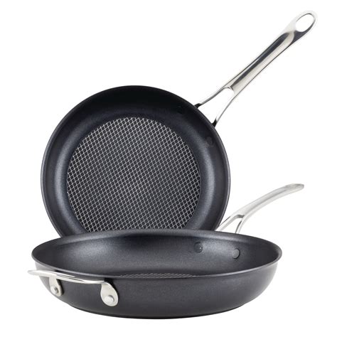 Anolon X Hybrid Nonstick Induction Frying Pans/Skillet Set, 10 Inch and ...