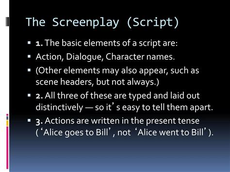 Image result for Elements of Script