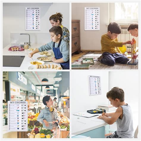 HANAMO Chore Checklist Slider, 2 PCS My Chores Chart India | Ubuy