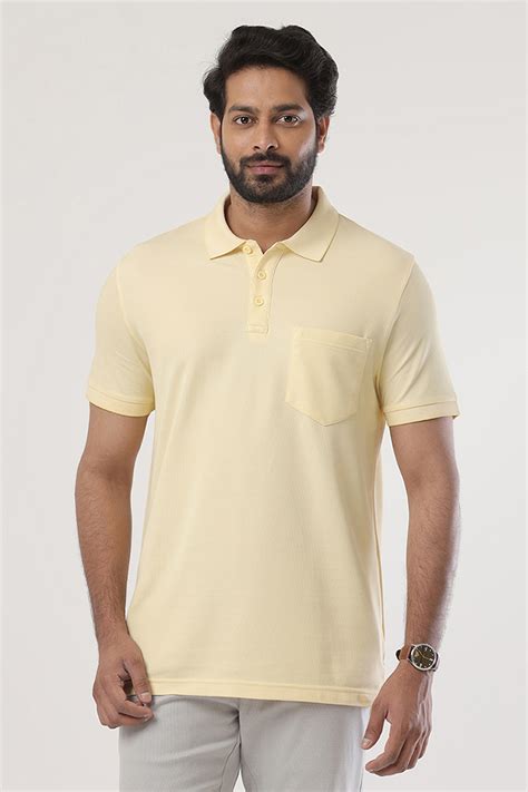 Pastel Yellow Polo T Shirts | Polo Mens T Shirt | Polo T Shirts
