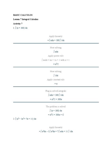 Image result for Basic Calculus Examples