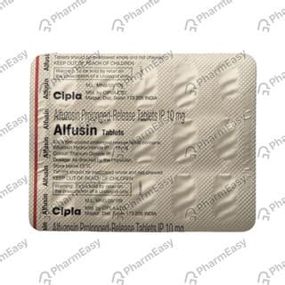 Alfusin 10 MG Tablet (10): Uses, Side Effects, Price & Dosage | PharmEasy