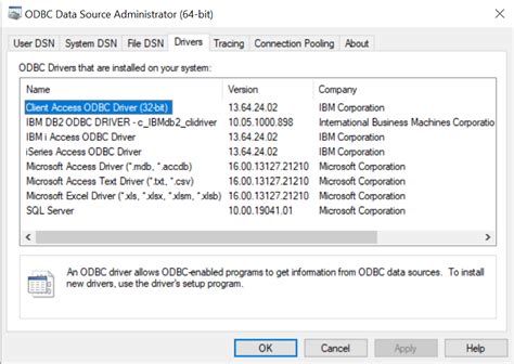 ODBC Drivers 的图像结果
