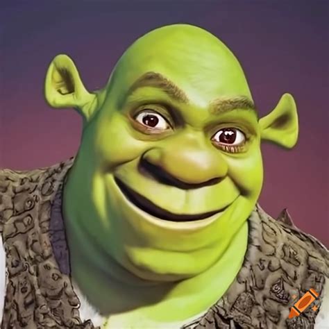 Characters from barney, spongebob, and shrek on Craiyon