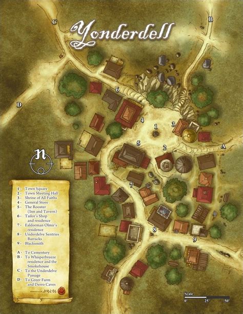 Image result for Small Town Square Map RPG