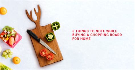 5 Things To Note While Buying A Chopping Board For Home – eCraftIndia