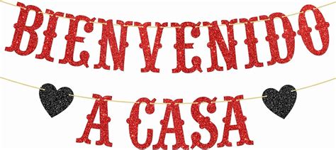 Bienvenido a Casa Banner Spanish Welcome Home Banner Homecoming Welcome ...